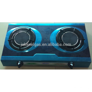 stainless steel double burner infra red tabel gas stove, gas cooker